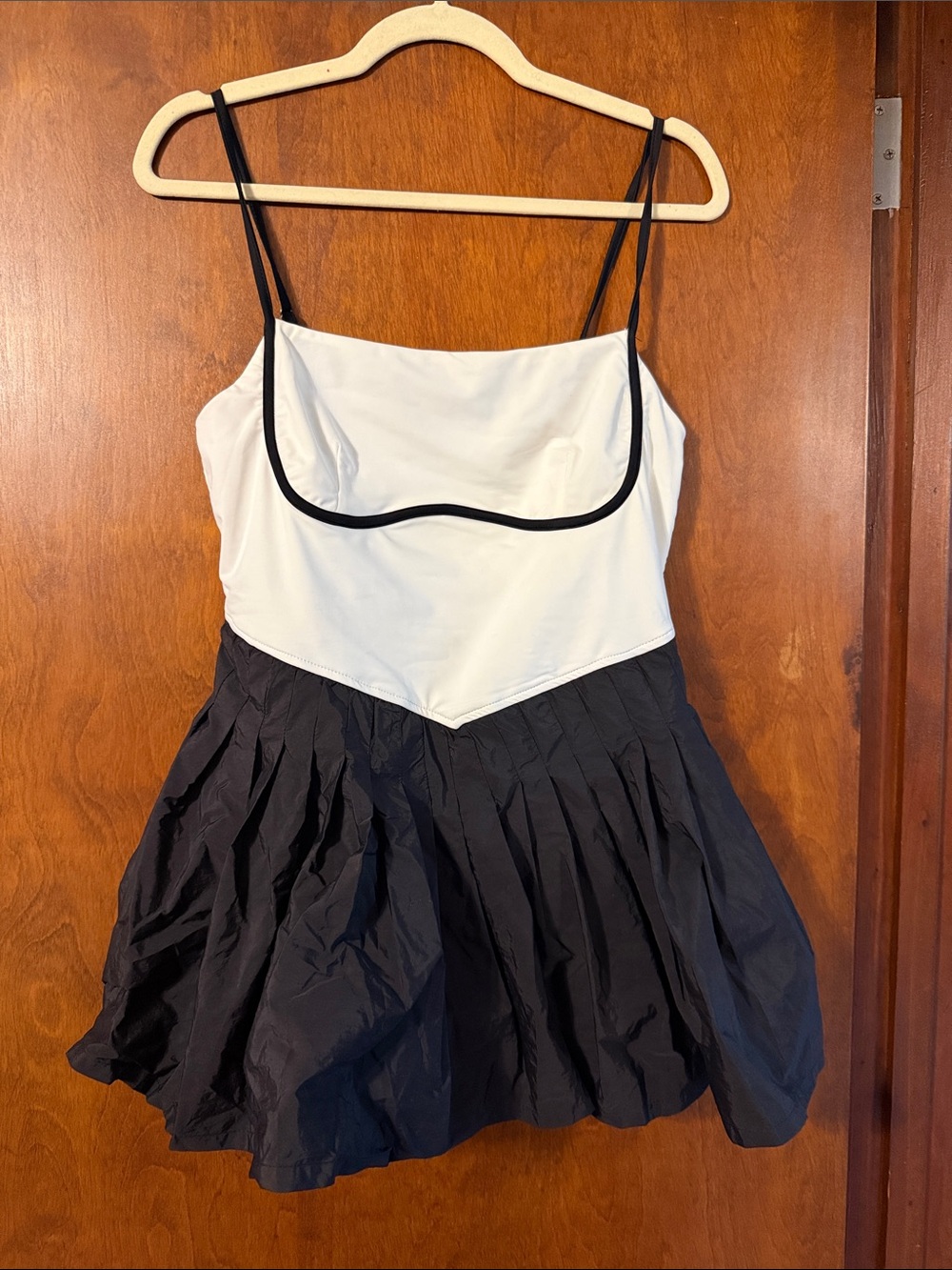 Black and White Sporty Romper